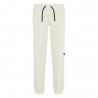 Ea7 Pantaloni Con Polsino Logo Di Lato Beige Uomo