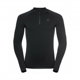 Odlo Maglia Trekking Turtle Neckperf Warm Nero Uomo