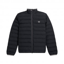 Fred Perry Piumino Logo Nero Uomo