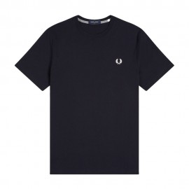 Fred Perry T-Shirt Logo Navy Uomo