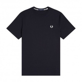 Fred Perry T-Shirt Logo Navy Uomo