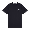 Fred Perry T-Shirt Logo Navy Uomo