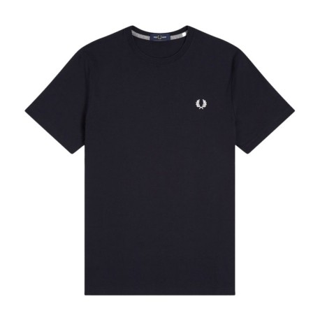 Fred Perry T-Shirt Logo Navy Uomo