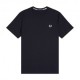 Fred Perry T-Shirt Logo Navy Uomo