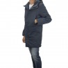 K-Way Parka Yarno Twill Marmotta Lungo Blu Uomo