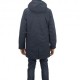 K-Way Parka Yarno Twill Marmotta Lungo Blu Uomo