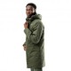 K-Way Parka Yarno Twill Marmotta Lungo Verde Uomo