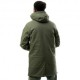 K-Way Parka Yarno Twill Marmotta Lungo Verde Uomo