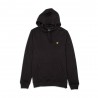 Lyle & Scott Felpa Con Cappuccio Felpata Nero Uomo