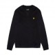 Lyle & Scott Felpa Giro Nero Uomo