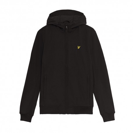 Lyle & Scott Giubbotto Con Cappuccio Softshell Nero Uomo