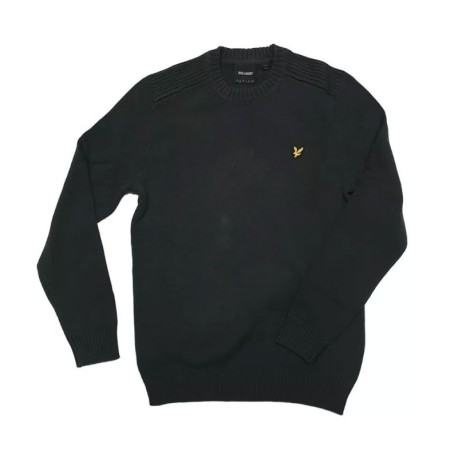 Lyle & Scott Maglioncino Caldo Cotone Antracite Uomo