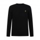 Lyle & Scott Maglioncino Caldo Cotone Nero Uomo