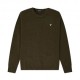 Lyle & Scott Maglioncino Caldo Cotone Verde Uomo