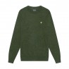 Lyle & Scott Maglioncino Giro Lana Verde Uomo