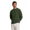 Lyle & Scott Maglioncino Giro Lana Verde Uomo