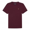 Lyle & Scott T-Shirt Giro Bordeaux Uomo