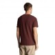 Lyle & Scott T-Shirt Giro Bordeaux Uomo