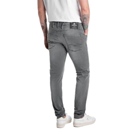 Replay Jeans Anbass Grigio Uomo