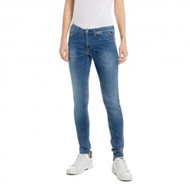 Replay Jeans New Luz Blu Chiaro Donna