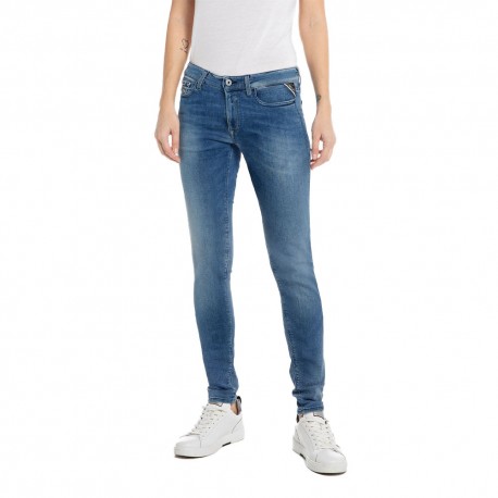 Replay Jeans New Luz Blu Chiaro Donna