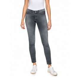 Replay Jeans New Luz Grigio Donna