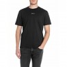 Replay T-Shirt Logo Piccolo Nero Uomo