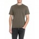 Replay T-Shirt Logo Piccolo Verde Uomo