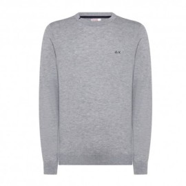 Sun 68 Maglioncino Giro Round Grigio Uomo