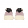 Autry Medalist Suede Low Bianco Rosa - Sneakers Donna