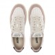 Autry Medalist Suede Low Bianco Rosa - Sneakers Donna