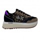 Sun 68 Big Ally Animal Maculato Nero - Sneakers Donna