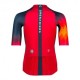 Bioracer Maglia Ciclismo Icon Ineos 2023 Red/Navy Blues Uomo