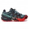 Salomon Speedcross 6 GORE-TEX North Atlantic Nero Cherry - Scarpe Trail Running Uomo