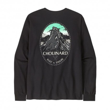 Patagonia Maglia Trekking Chouinard Crest Nero Uomo