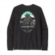 Patagonia Maglia Trekking Chouinard Crest Nero Uomo