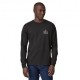 Patagonia Maglia Trekking Chouinard Crest Nero Uomo