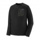 Patagonia Fleece R1 Air Crew Nero Uomo