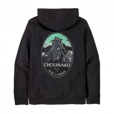 Patagonia Felpa Trekking Chouinard Crest Nero Uomo