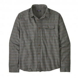 Patagonia Camicia Trekking Lightweight Fjord Flannel Tracks Thermal Blue Uomo