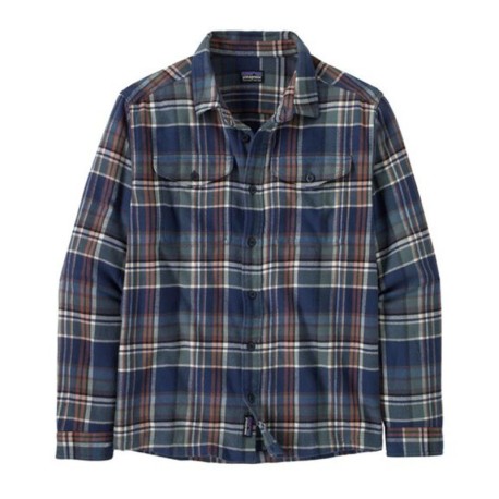 Patagonia Camicia Trekking Fjord Flannel Adventure New Navy Uomo