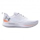 Under Armour Velociti 4 Bianco Flare Arancio - Scarpe Running Uomo