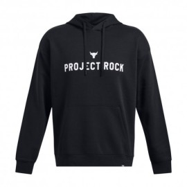 Under Armour Felpa Palestra Con Cappuccio Project Rock Nero Uomo