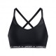 Under Armour Reggiseno Sportivo Crossback Light Support Nero Donna