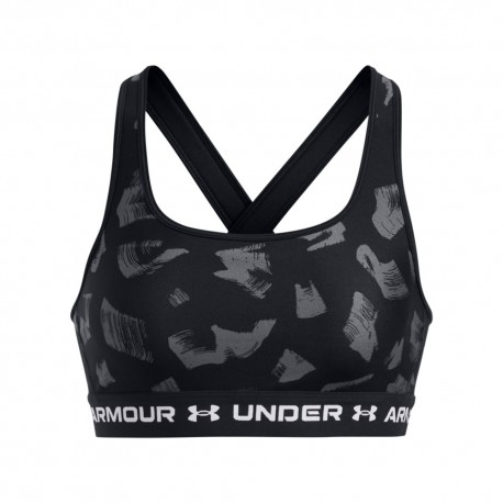 Under Armour Reggiseno Sportivo Fantasia Medium Support Fantasia Nero Donna