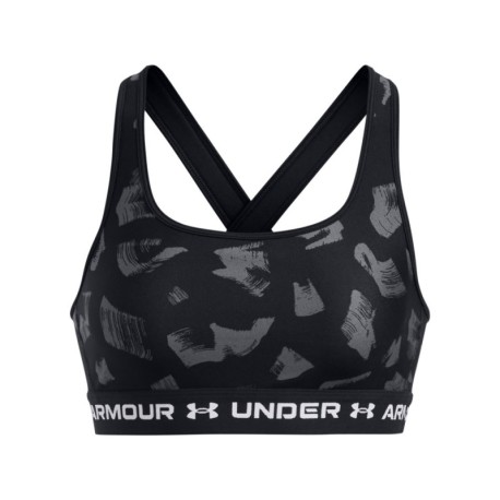 Under Armour Reggiseno Sportivo Fantasia Medium Support Fantasia Nero Donna