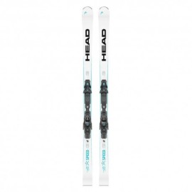 Head Rebels E-Speed Sw + Attacchi Ff St 14 Gw Bianco Nero - Sci Uomo