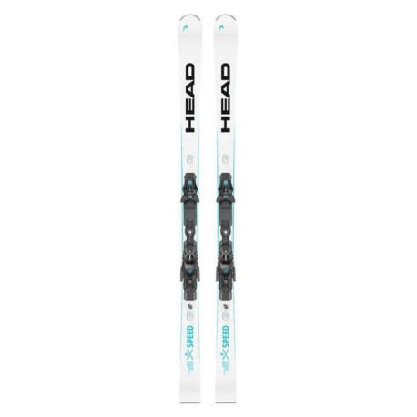 Head Rebels E-Speed Sw + Attacchi Ff St 14 Gw Bianco Nero - Sci Uomo