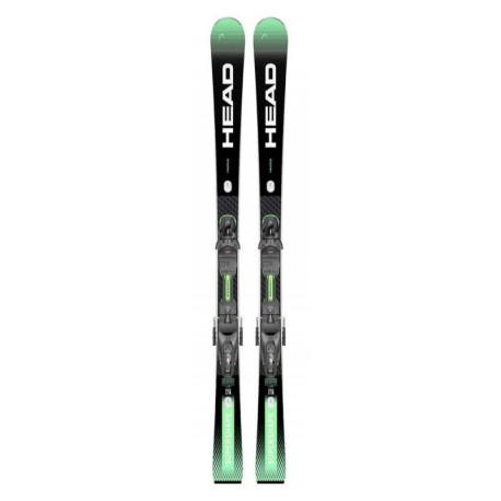 Head Supershape E-Magnum Sw Bb + Attacchi Prd12 Gw Nero Verde - Sci Uomo