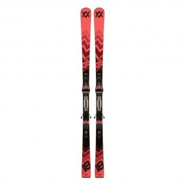 Volkl Racetiger Gs + Attacchi Rm3 12 Gw Rosso Nero - Sci Uomo